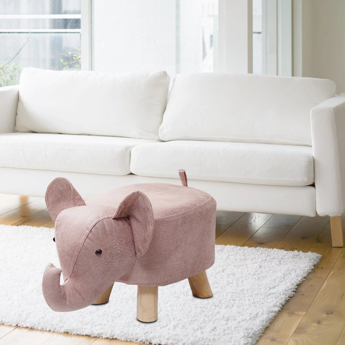 Pink Animal Footstool X594