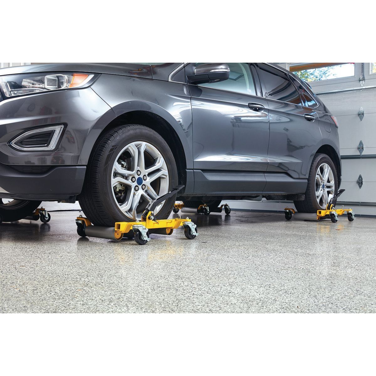 1300 lb. Capacity Self-Loading Positioning Wheel Dolly Q389088