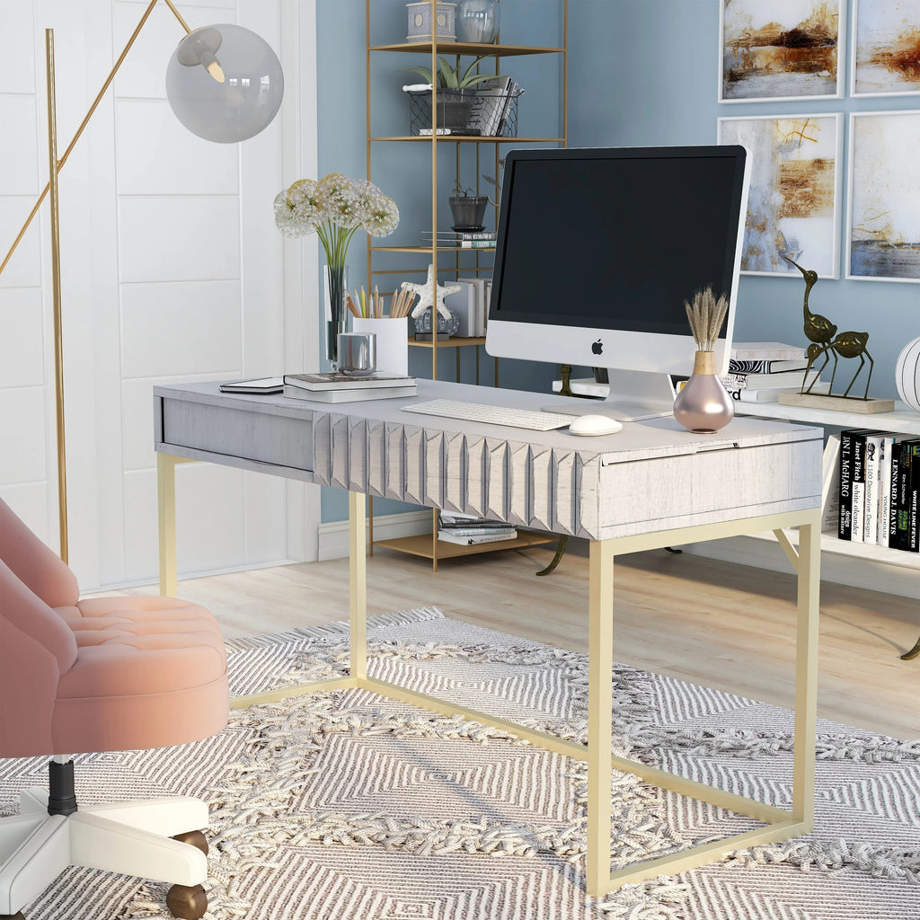 57-inch Metal Lift-top Standing Desk P665