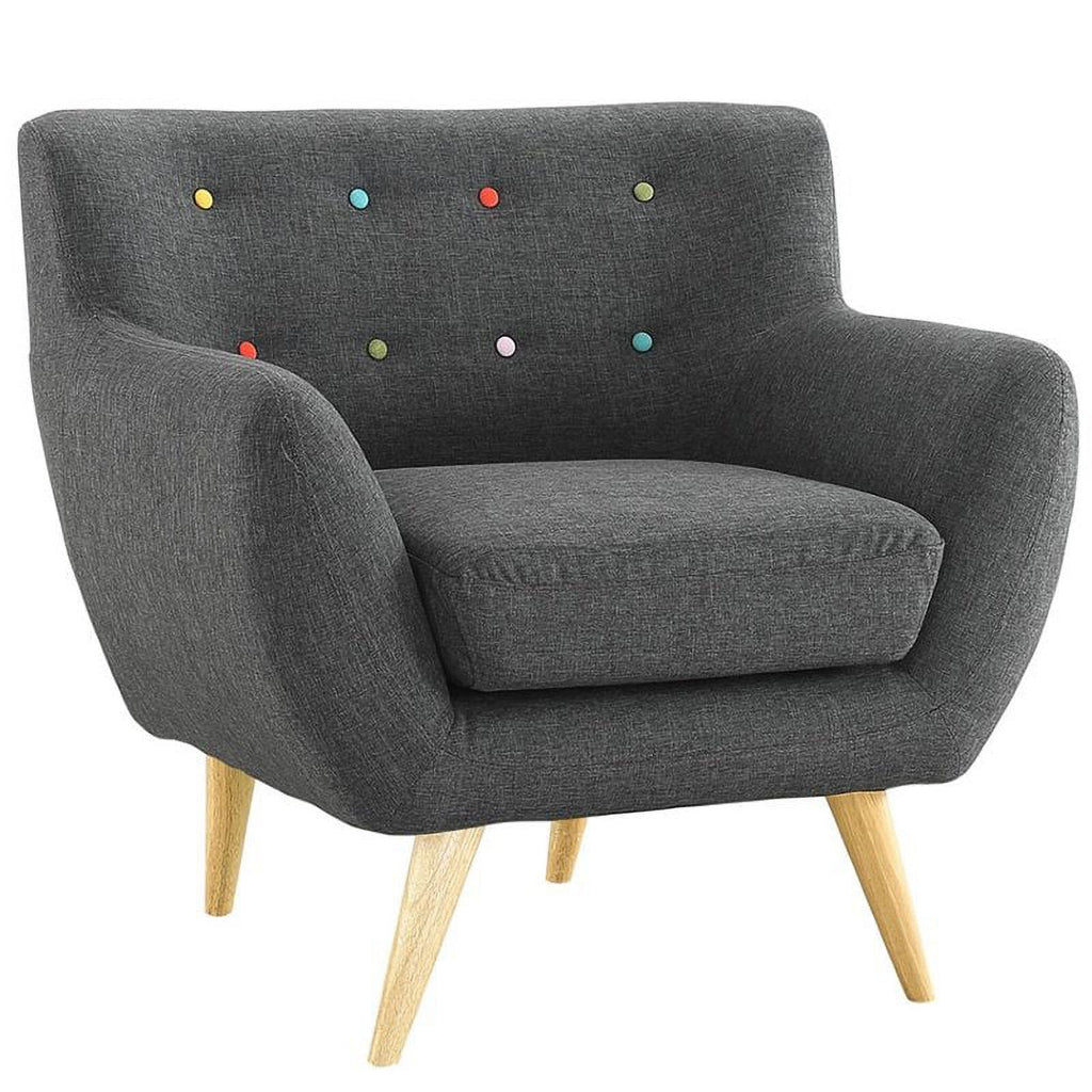 2 Piece Gray Sofa Set S899678