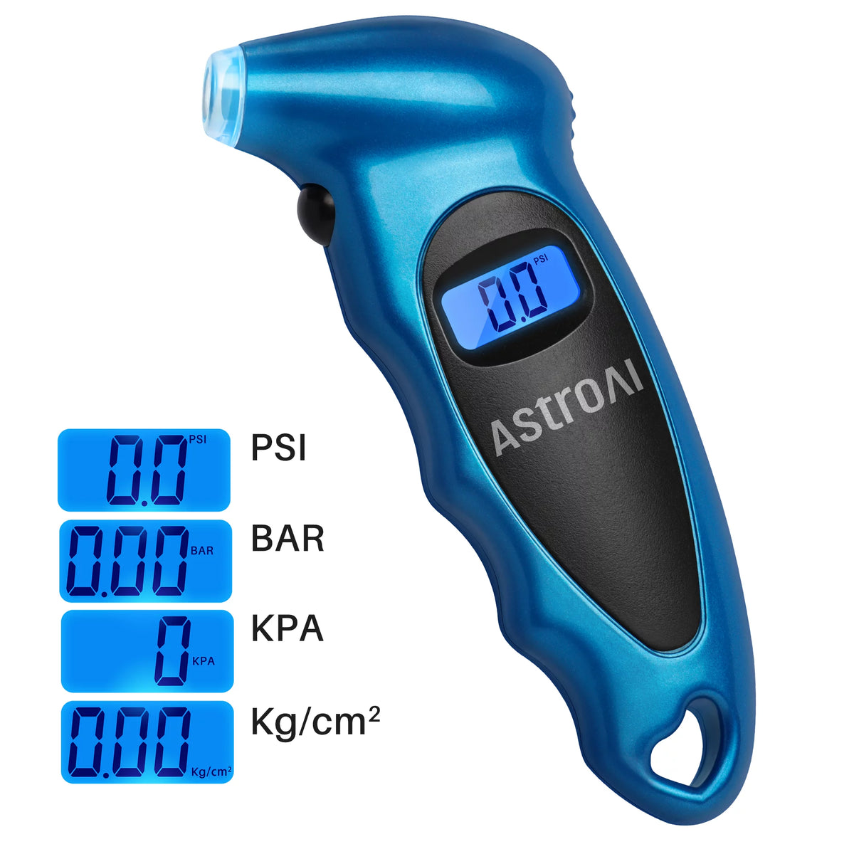 Tire Pressure Gauge, Digital Tester, Blue, 0-150 PSI F8883