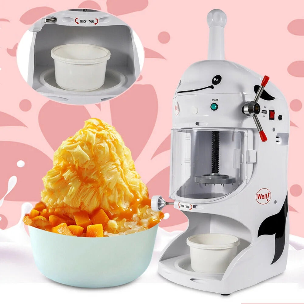 350W Commercial Ice Crusher Snow Cone Machine K264