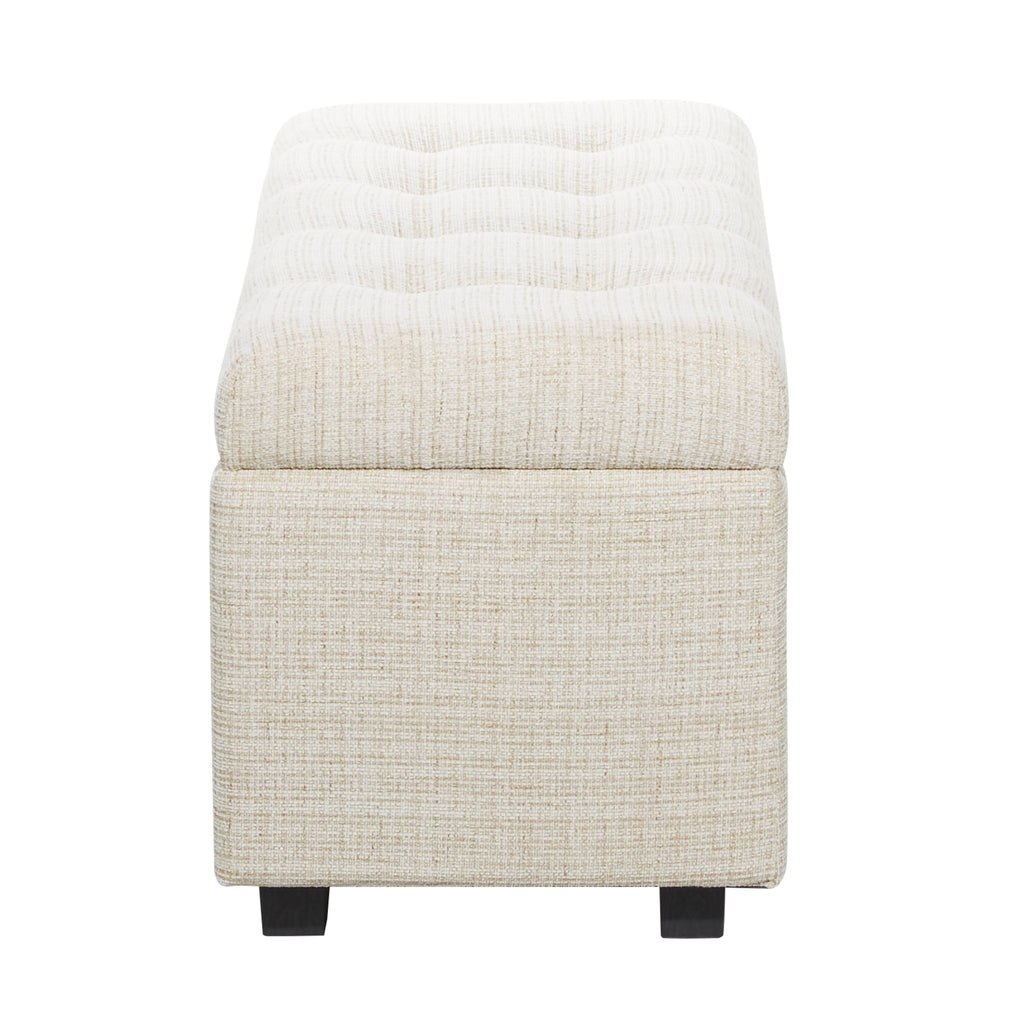 Beige Wood Traditional Storage Bench, Set of 3 A218