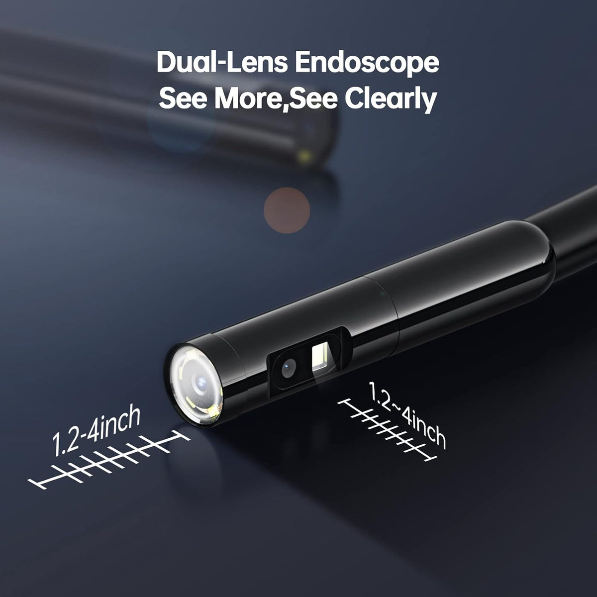 16.5ft Dual Lens HD Waterproof Inspection Camera Q8008