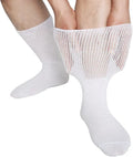 Black White Cotton Crew Socks H43692