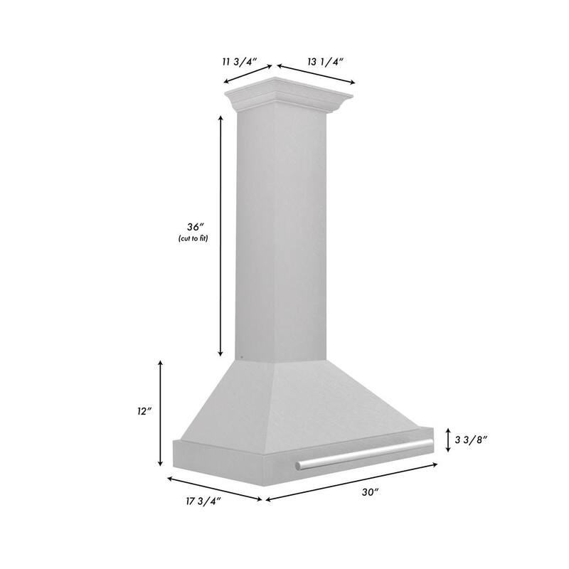 30 in. 400 CFM Ducted Wall Mount Range Hood V211115