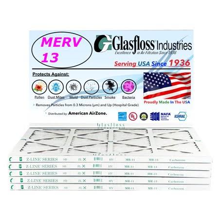 14x25x1 MERV 13 Pleated AC Furnace Filter W61873