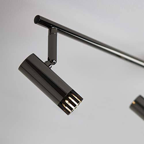 4-LED Track Light Black Z208
