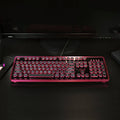Black and Pink Mechanical Keyboard P8069