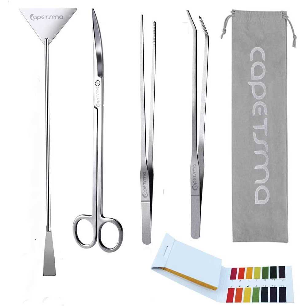 Long Stainless Steel Aquarium Plant Tools Set K999786