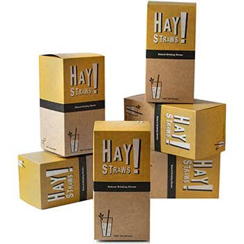 Compostable Tall Drinking Straws 12,000 Straws B3698