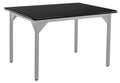 Grey Steel Science Lab Table with High Pressure Laminate Top Q37599