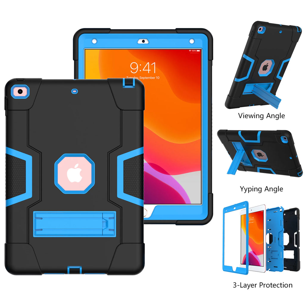 Shockproof Rubber Armor Case for iPad 10.2-inch E8759