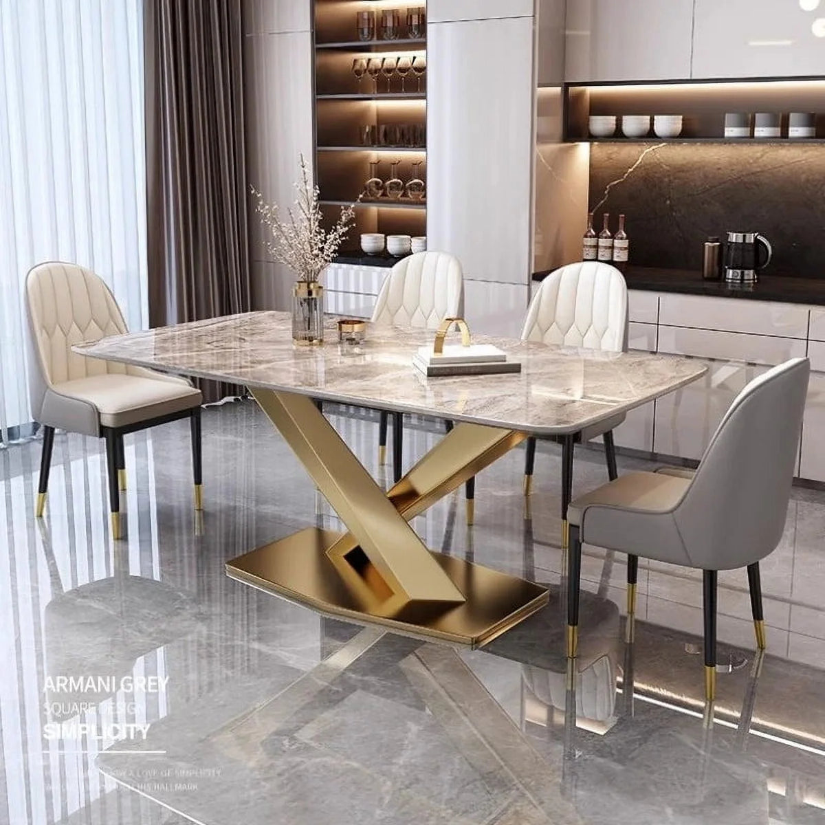 Black Small Stone Coffee Table P73592