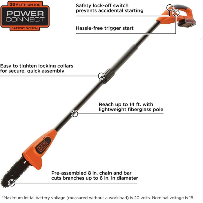 20V Lithium Ion Pole Saw I363482