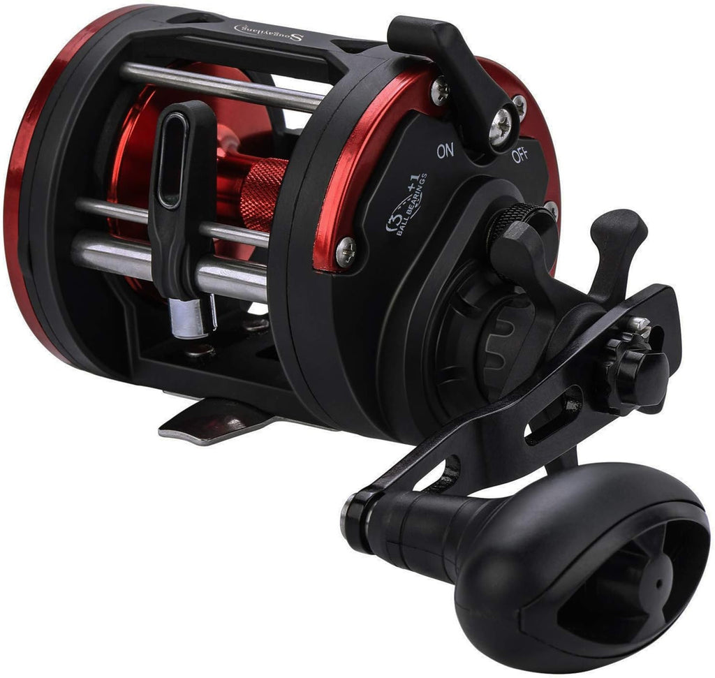 Pack of 2 Graphite Body Conventional Trolling Reel F65776