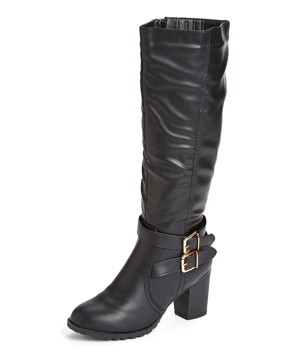 Textured Tall Boot D88773
