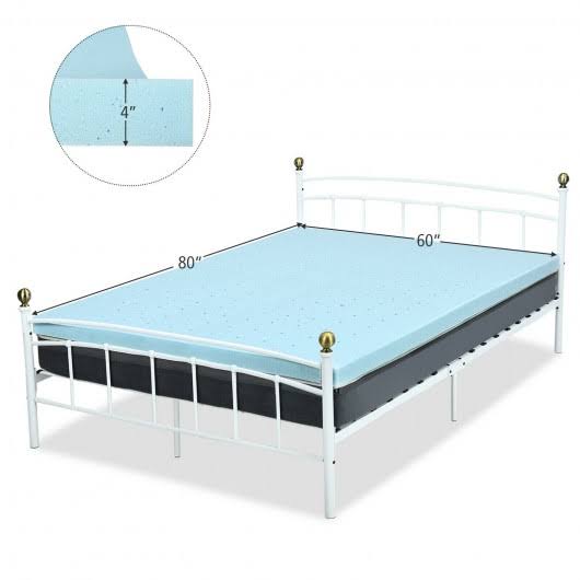 Queen Size Gel Memory Foam Mattress Topper M643