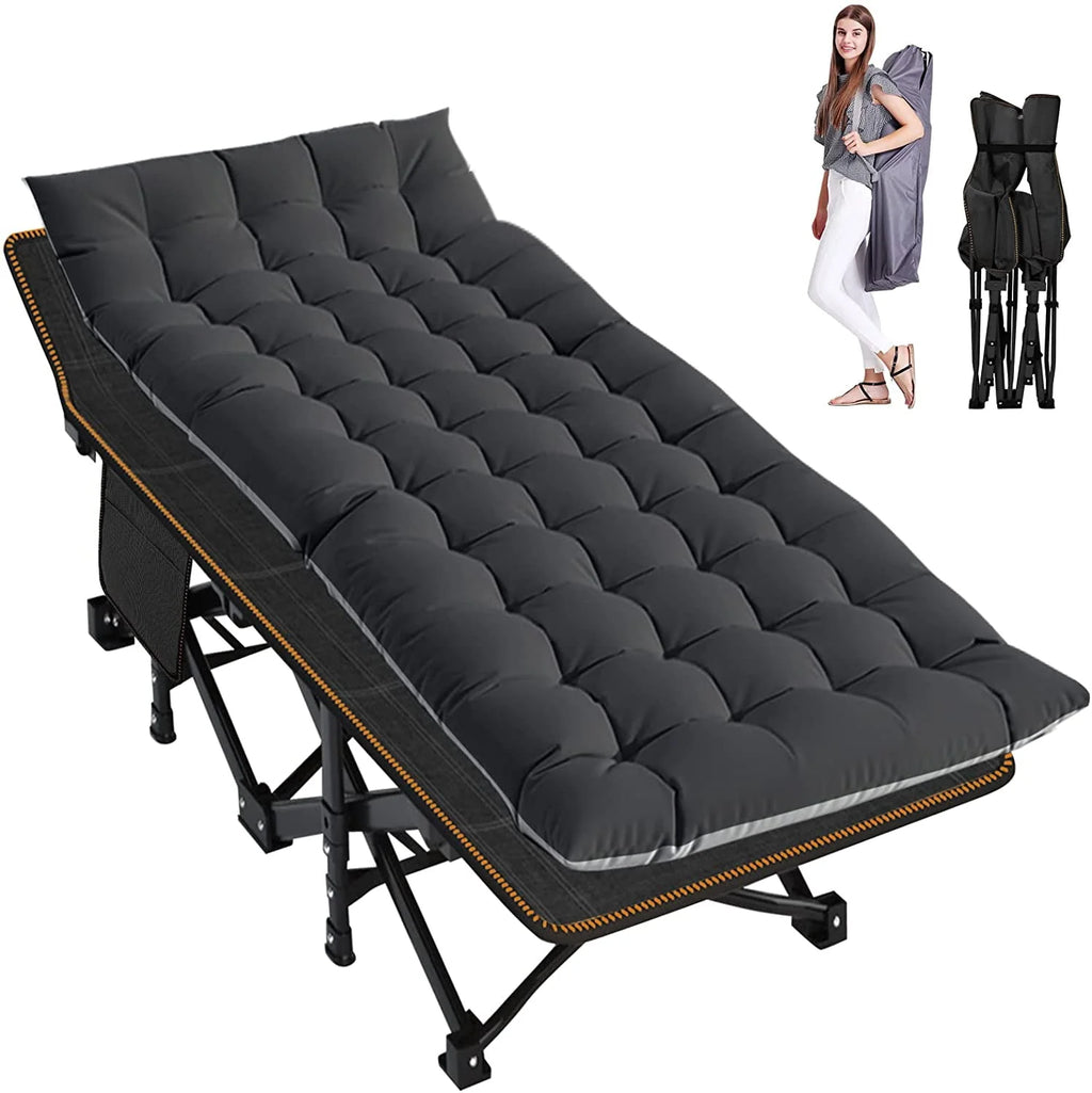 Folding Cot with 3.3 Inch Mattress and Carry Bag S939994