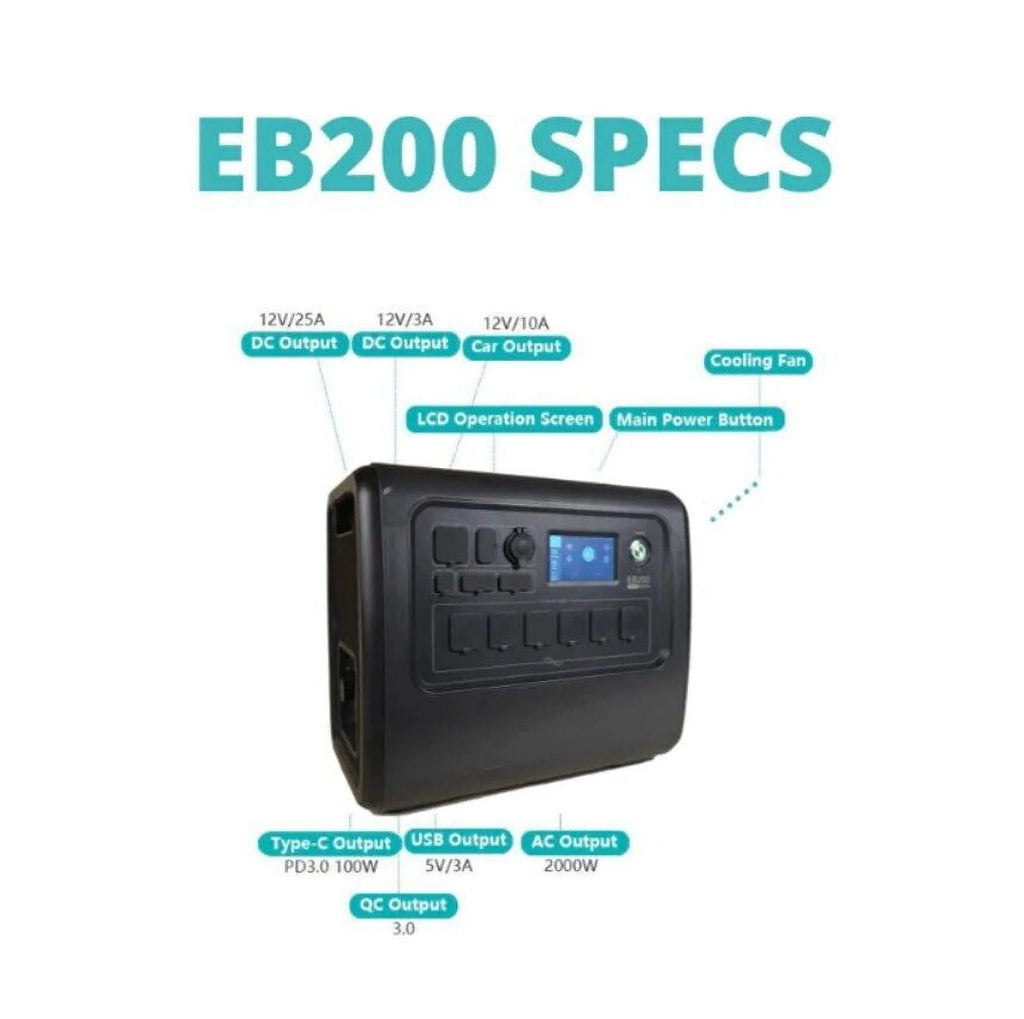 2000W Power Station Solar Generator Q69260