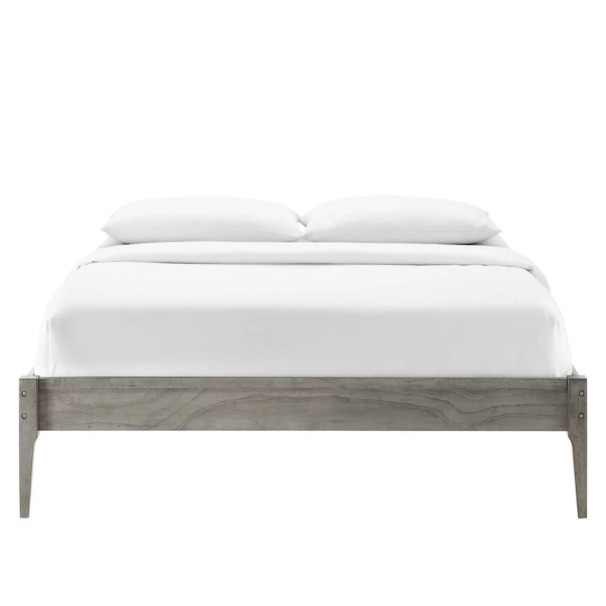 Twin Size Wood Platform Bed Frame I53884