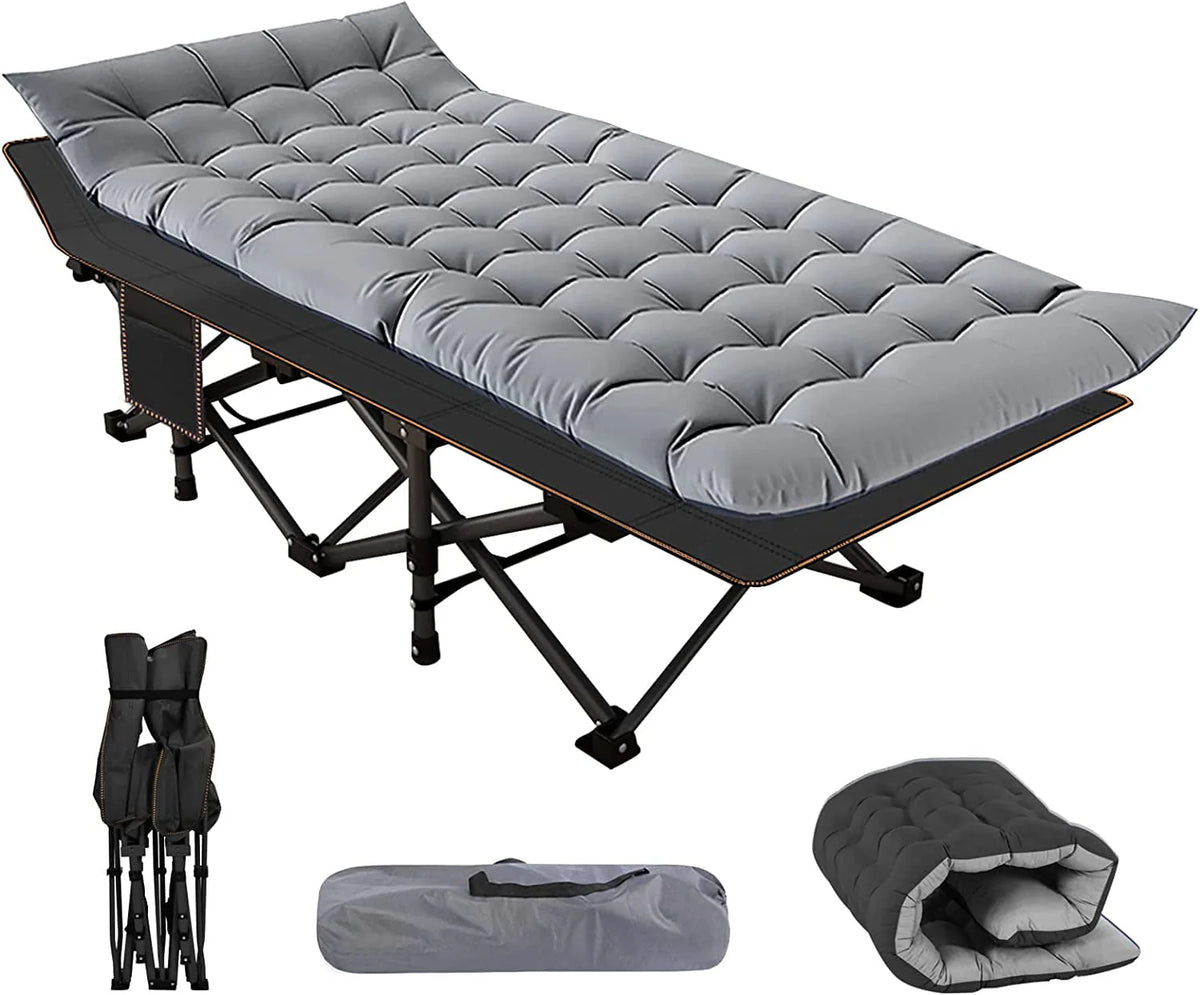 Folding Cot with 3.3 Inch Mattress and Carry Bag S939994